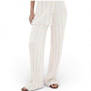 DISSH Emery Wide Leg Pants Ivory Size Small